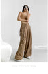 KELTIS Pocket Loose Pleated Trousers